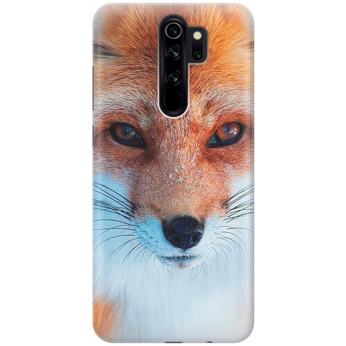 фото Силиконовый чехол на xiaomi redmi note 8 pro / сяоми редми ноут 8 про с принтом "спокойный лис" gosso