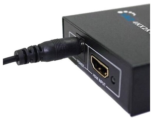 Сплиттер разветвитель Divisor Splitter Hdmi 1x2 Hub 2 Portas 1080p 3d Ver 1.4 (Черный)