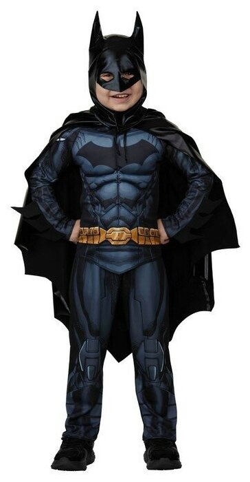 Карнавальный костюм "Бэтмэн" с мускулами Warner Brothers р.116-60