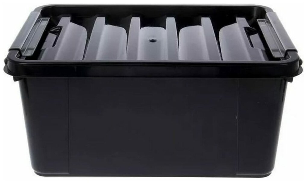 Ящик для хранения Full Black, черный, 15 литров, 41х29,5х18,3 см - фотография № 1