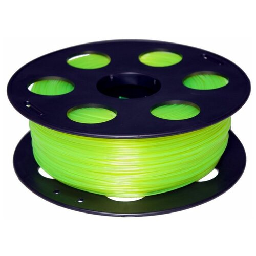 фото Катушка petg-пластика bestfilament, 1,75 мм, 1 кг, желтая флуоресцентная