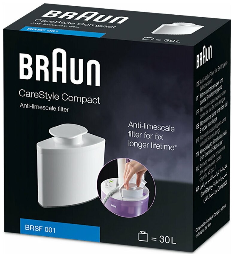 Фильтр Braun BRSF 001 для парогенератора CareStyle Compact