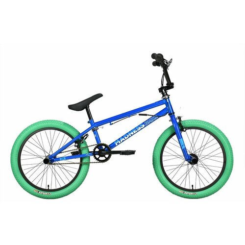 Трюковый велосипед STARK '23 Madness BMX 2 синий/белый/зеленый
