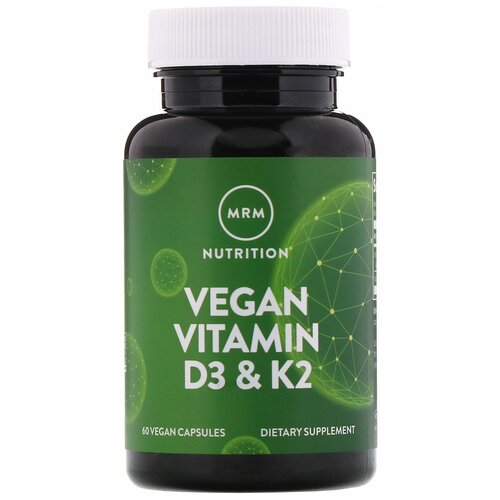 Капсулы MRM Vegan Vitamin D3 & K2, 60 г, 60 шт.