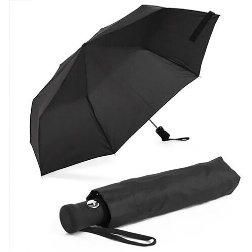 Зонт черный смарт зонт meddo автомат 3 сложения купол 103 см 9 спиц система антиветер чехол в комплекте черный