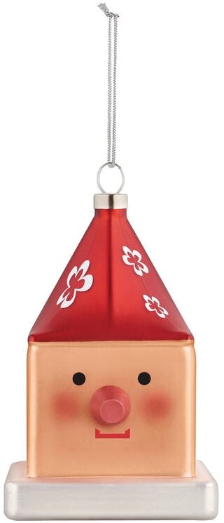 Новогодняя игрушка ALESSI Palle Quadrate 15 CUBOCCHIO, GJ02 15