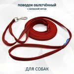 Поводок totemica облегчённый для собак из стропы с латексной нитью - изображение