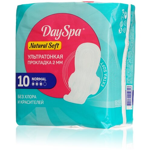 Прокладки Day Spa Ultra Natural Soft Normal, 10 шт.