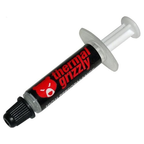 Термопаста Thermal Grizzly Hydronaut, шприц, 1 г термопаста thermal grizzly hydronaut ttermal grease 7 8 г 3 ml tg h 030 r ru 990342