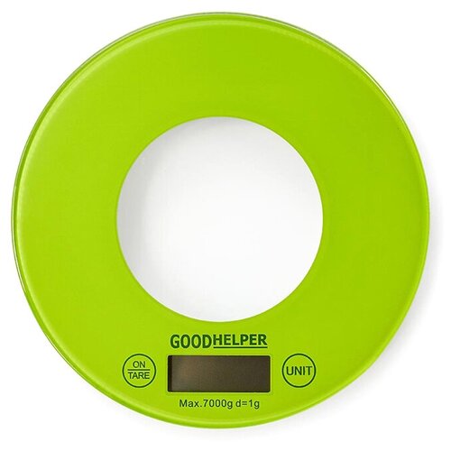 Кухонные весы Goodhelper KS-S03, зеленый кухонные весы goodhelper ks s03 голубые