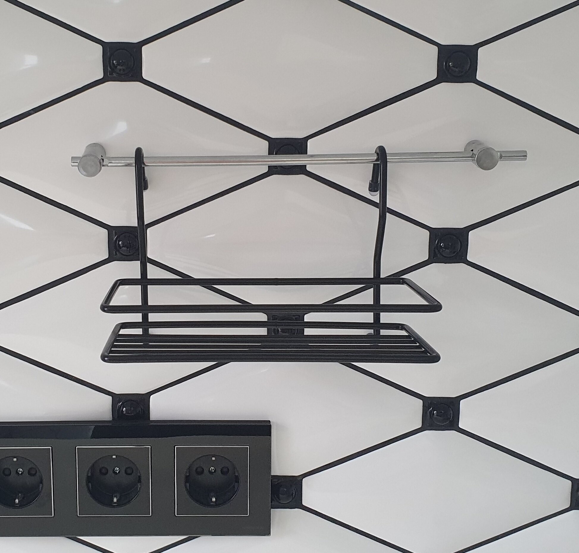 фото Полка для специй на рейлинг