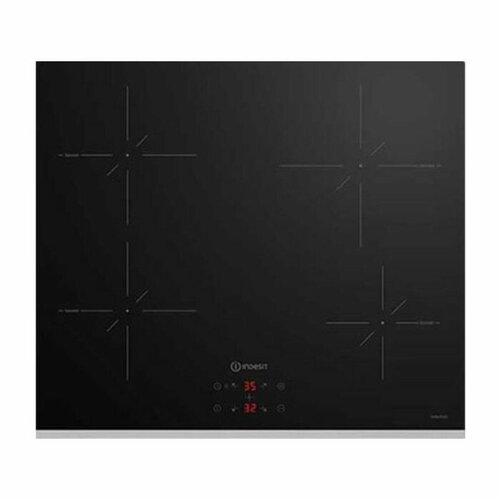 Варочная поверхность Indesit IS 41Q60 FX индукционная 4 конфорки сенсор чёрная 4199400₽