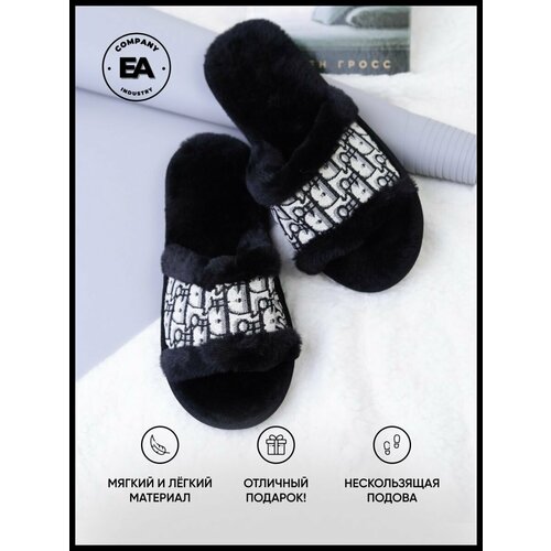 фото Тапочки , размер 36/37, черный ea company