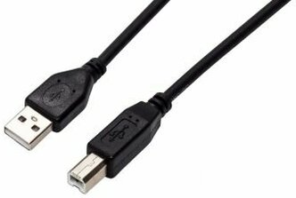 Кабель USB 2.0 Filum FL-CPro-U2-AM-BM-1M 1 м., USB 2.0 Pro, черный, разъемы: USB A male-USB B male, пакет