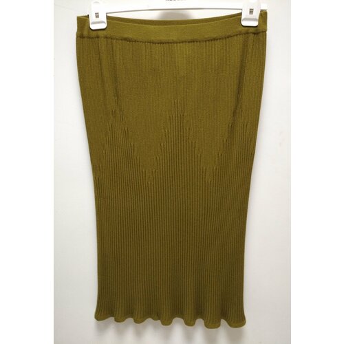 фото Юбка barbara geratti, размер 54, хаки, зеленый