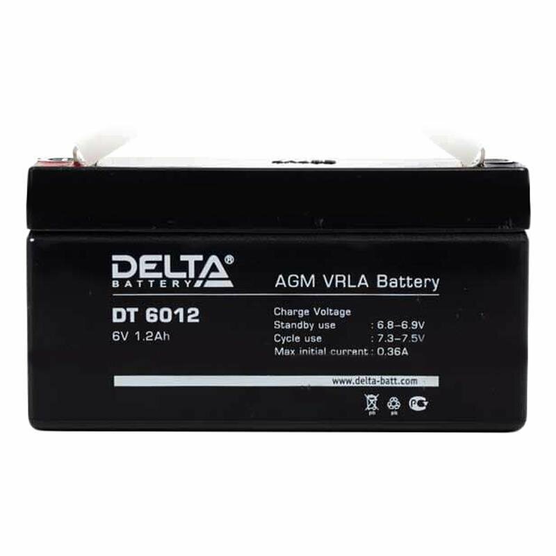 Аккумуляторная батарея для ИБП Delta DT , 6V, 1.2Ah - фото №7