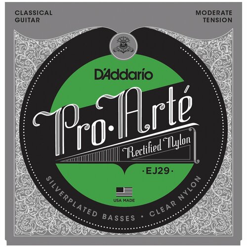 D'Addario EJ29(J29) струны для классич. гит, серебро (Silver)