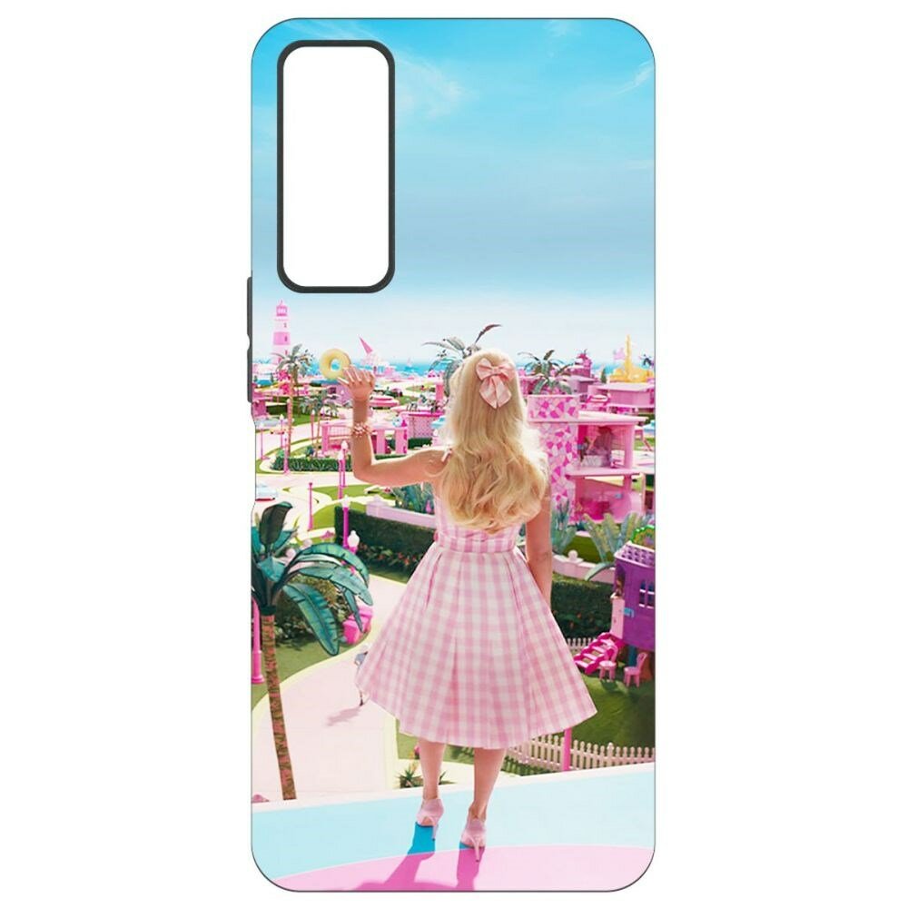 фото Чехол-накладка Krutoff Soft Case Барбиленд для TCL 30+ черный