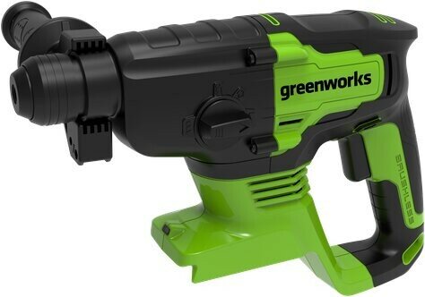 Перфоратор GreenWorks GD24SDS1K2 c АКБ 2Ач и ЗУ (3803107UA)