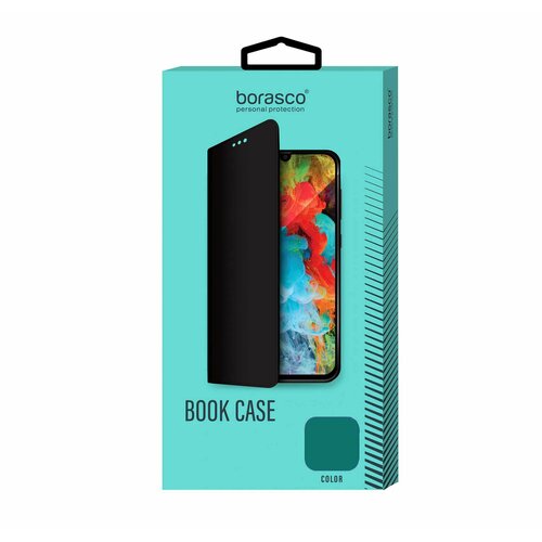 Чехол BoraSCO Book Case для Realme C30/ c30s зеленый опал чехол krutoff eco book для realme c30 c30s зеленый опал