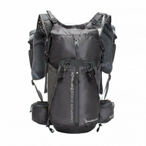 фото Рюкзак ультралёгкий 27л с 2-мя бутылками по 500мл champion 2000 nimbus gray/27l/330г/9*10*25см, pr511866 green-hermit