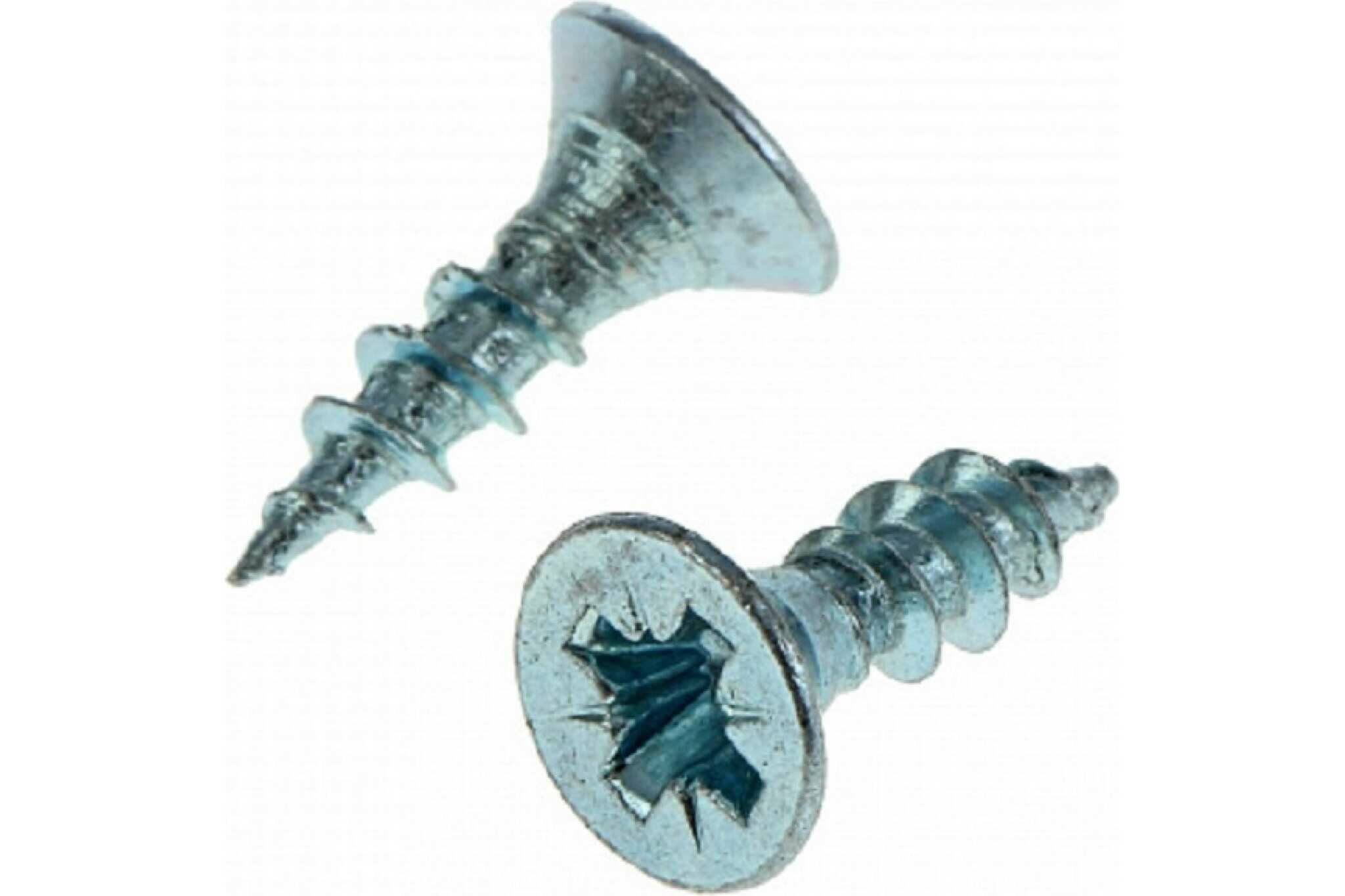 фото Tech-Krep Универсальный саморез Tech-Krep 12х3,5 мм 200 шт оцинкованный, коробка с окном 102167