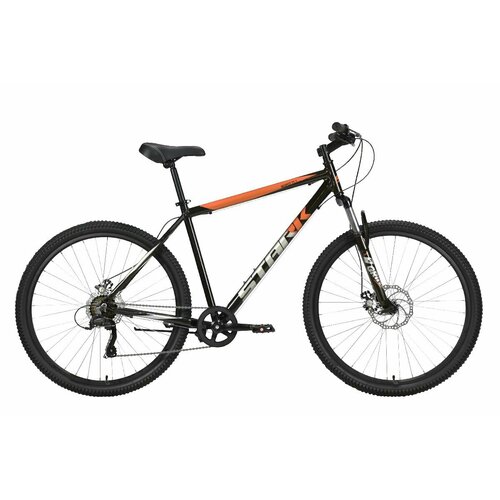Велосипед Stark'23 Respect 27.1 D Microshift черный/оранжевый/серый 16