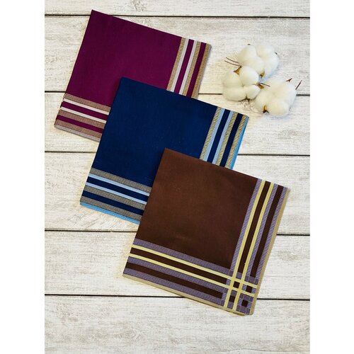 фото Носовой платок , коричневый renatex