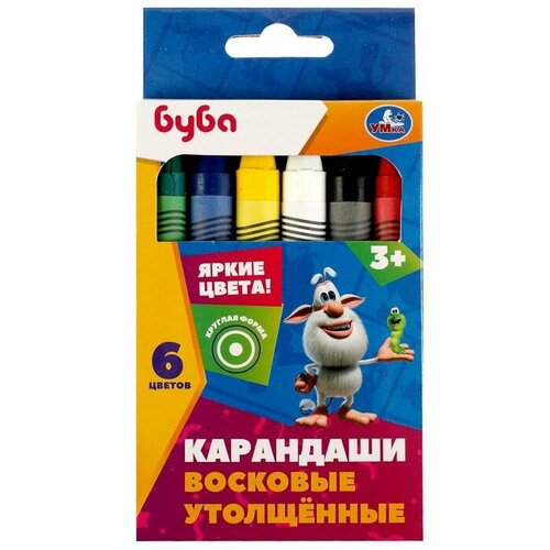 Восковые карандаши Буба утолщённые 437₽