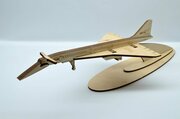 Модель-конструктор самолета из фанеры Ту-144