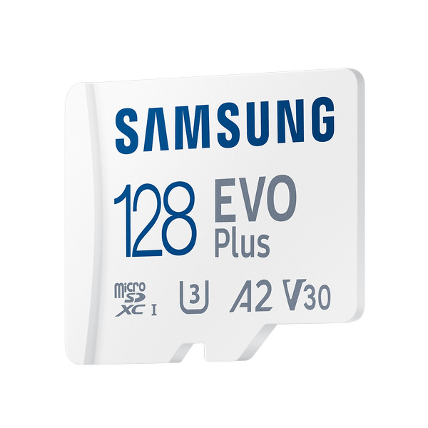 Карта памяти micro SDXC 128Gb Samsung EVO Plus UHS-I U3 + ADP (R/W 130 Mb/s)