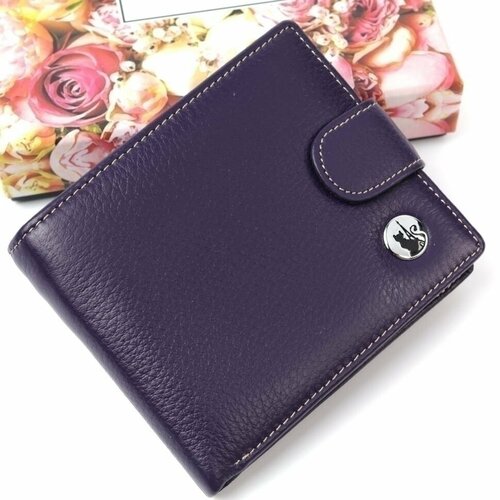 фото Кошелек sergio valentini, фактура гладкая, фиолетовый