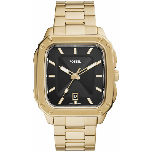 Наручные часы FOSSIL Часы мужские Fossil FS5932, черный, золотой