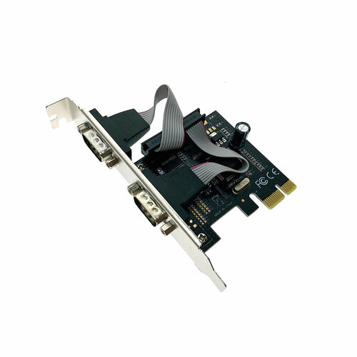 Контроллер Espada PCI-E 2S port AX99100 PCIe2SAX контроллер espada pci e 2s port ax99100 pcie2sax