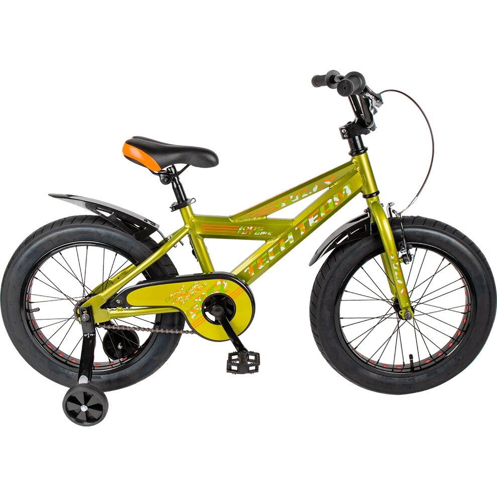 Детский велосипед TECH TEAM BULLY 16' зеленый NN003838 NN003838