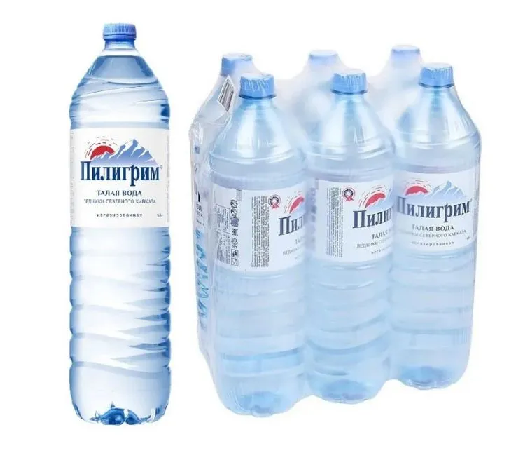 Вода питьевая негазированная Пилигрим 1.5 л ПЭТ упаковка 6 штук - фотография № 1