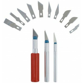 Строительный нож Smartbuy Tools Набор ножей для резьбы для точных работ хобби творчества13 лезви