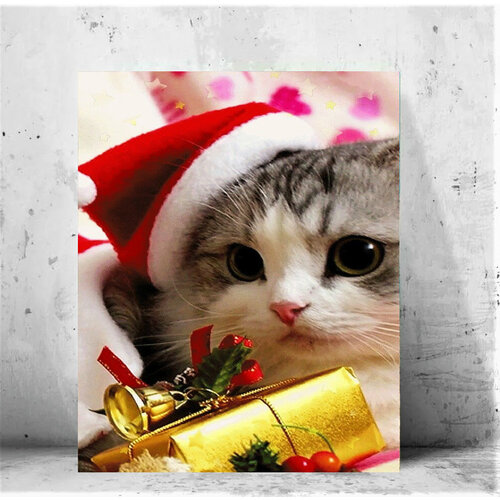 Алмазная мозаика на деревянном подрамнике 33х43 см