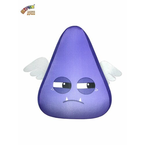 Подставка под телефон - игрушка антистресс Дино капля, фиолетовый
