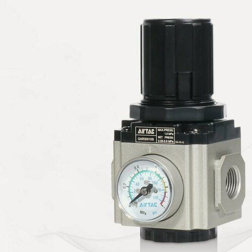 Изображение товара Регулятор давления Airtac GAR600-25 (GAR60025SG) с манометром, G1, 10 bar.