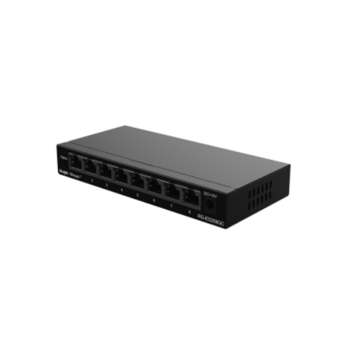 коммутатор ruijie reyee 8 port unmanaged switch 8 10 100base t ethernet rj45 ports steel case Коммутатор Ruijie Reyee 8-Port Gigabit Smart Switch, 8 Gigabit RJ45 Ports, Desktop Steel Case