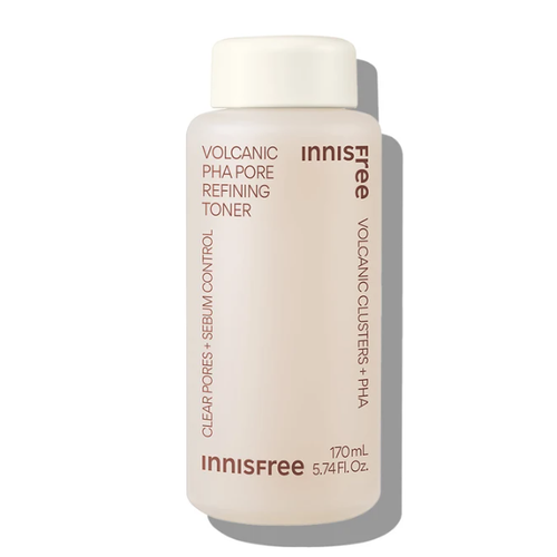 Глубоко очищающий тонер для лица Innisfree Volcanic PHA Pore Refining Toner 170 мл innisfree трехэтапная программа с вулканическими угрями чеджу 1 комплект