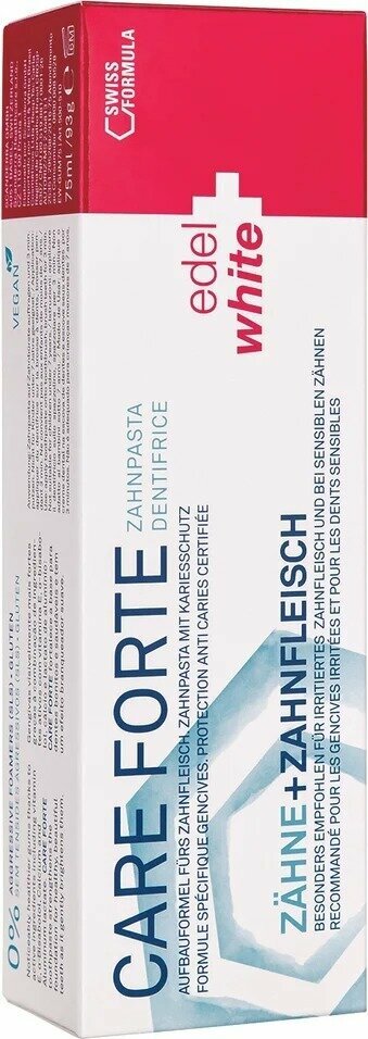 Edel+White / Зубная паста Edel+White Care Forte Teeth+Gums Защита зубов и десен 75мл 2 шт