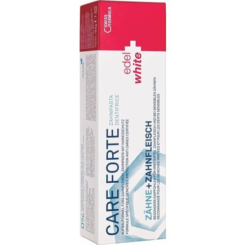 Edel+White / Зубная паста Edel+White Care Forte Teeth+Gums Защита зубов и десен 75мл 3 шт