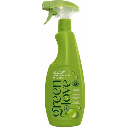 Green Love / Спрей очиститель Green Love для ванной и душа 500мл 1 шт