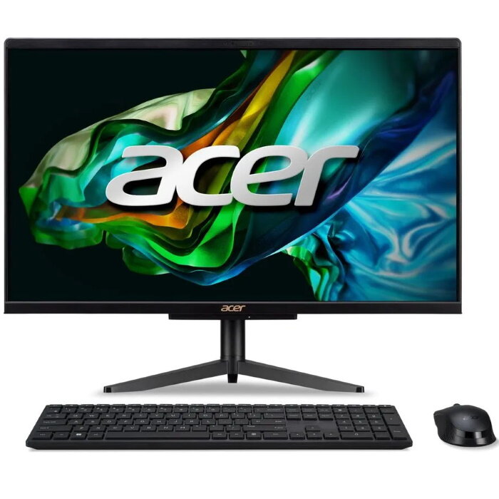 Моноблок Acer Моноблок Acer Aspire C24-1610 23.8" Full HD N100 (0.8) 8Gb SSD256Gb UHDG CR noOS WiFi BT 65W клавиатура мышь Cam черный 1920x1080