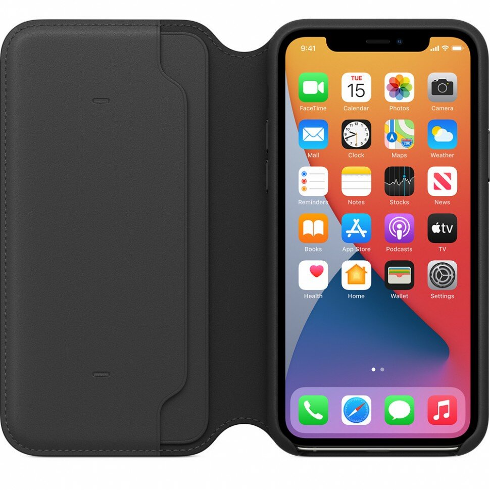 Чехол (флип-кейс) APPLE Leather Folio, для Apple iPhone 11 Pro, фиолетовый [mx072zm/a] - фото №8