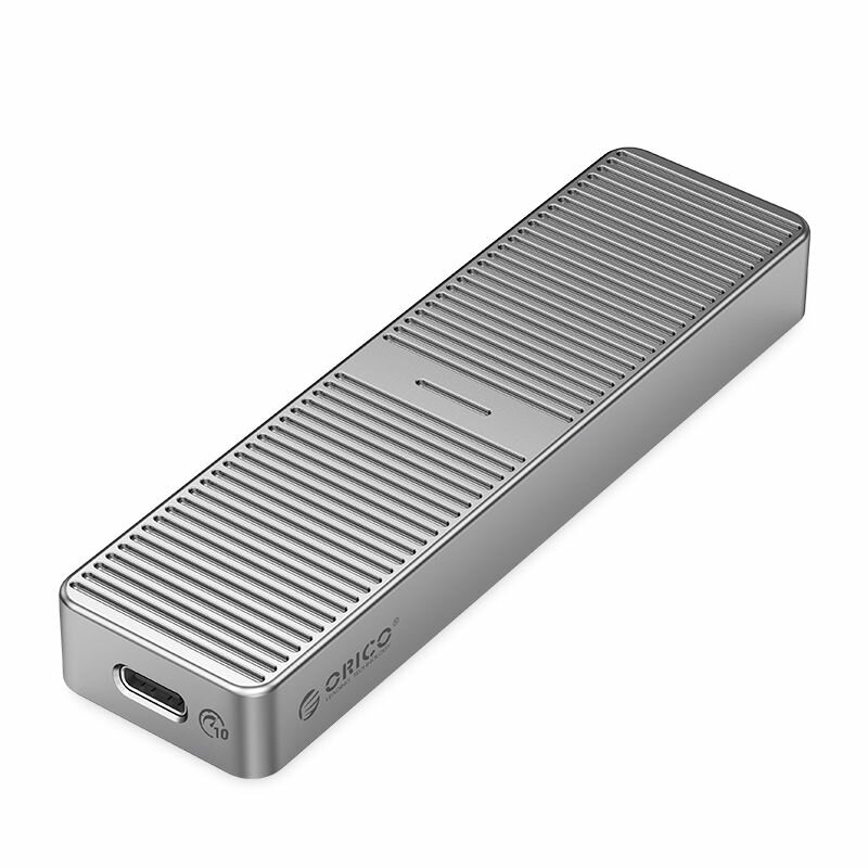 Корпус для SSD M.2 NVMe USB3.1 Gen2 Type-C (10 Гбит/с) Orico M222C3-G2 серый (ORICO-M222C3-G2-GY-BP)