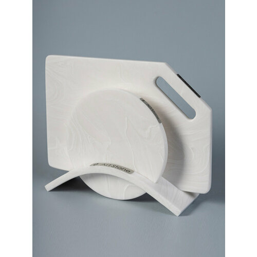 Разделочные доски Art Stone Nobel Pearl 2 штуки Мраморный цвет