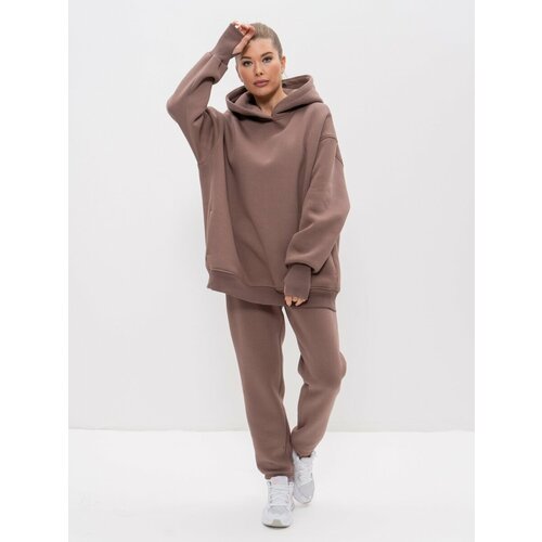 фото Костюм cleo, размер 46, коричневый
